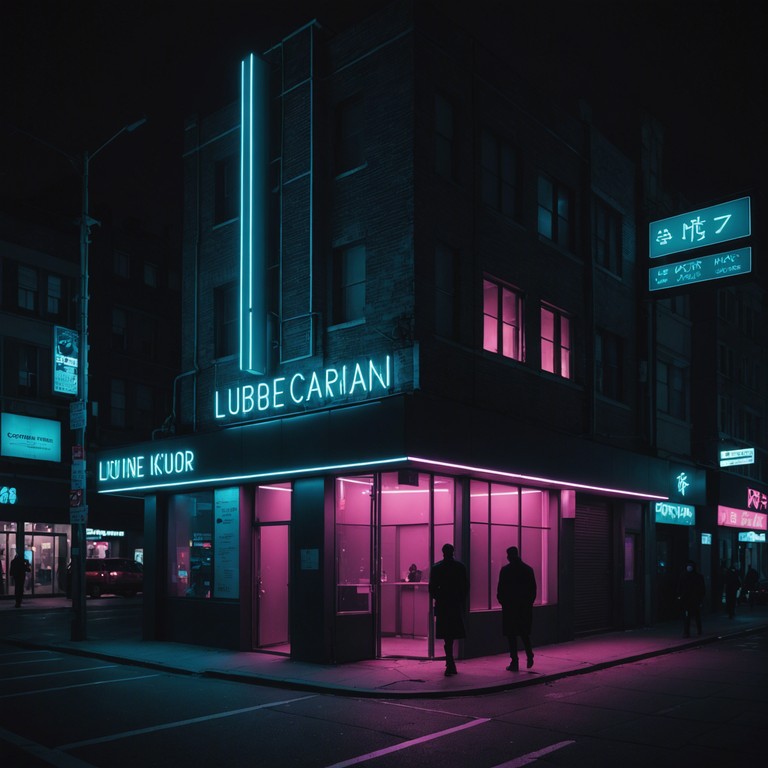 Exploring the dynamic tension between upbeat grooves and darker emotional themes, dark rhythms in neon uses a chill jack swing framework enhanced by a sinister, enigmatic vibe accomplished through the undertones and beat manipulation. It invites listeners into a world where the night never ends, and every shadow tells a story.