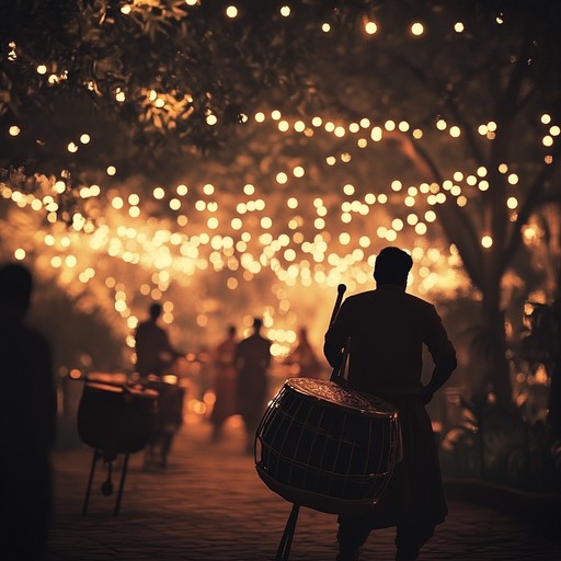 In this alternative version, the dhol continues to take center stage but is interlaced with subtle electronic effects and bass drops, enhancing the traditional beats to cater to an international audience drawn to ethnic fusion music collections