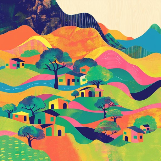 Travel through ethereal landscapes with trippy sertanejo rhythms and melodies.