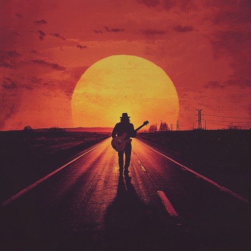 This instrumental track features powerful blues rock guitar riffs that exude confidence and swagger, backed by driving drums and groovy bass lines, capturing the essence of a journey down the open road.