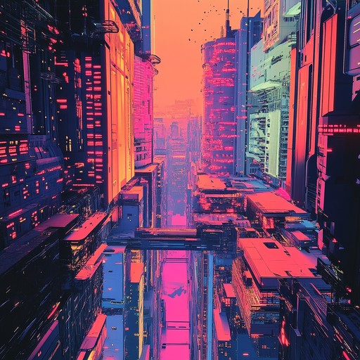 An exhilarating cyberpunk anthem set in a neon lit future city. The track features powerful synthesizers creating a soaring melody over deep, pulsating basslines and driving rhythms. It's an empowering instrumental piece that conveys a sense of triumph and resilience, perfect for the rise of a cyber warrior.