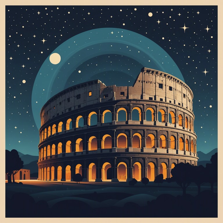 A neoclassical composition that blends the majestic moods of ancient civilizations with contemporary dynamic rhythms, creating a thrilling atmosphere. This piece uses modern orchestration to revive the grandeur and mystery of rome, imbued with intense emotional transitions.