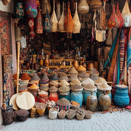 Journey through an enchanting marketplace with playful ethnic melodies and whimsical sounds, evoking vibrant stalls, colorful spices, and joyous interactions. The track blends traditional instruments with quirky rhythms to create an immersive, lively atmosphere.