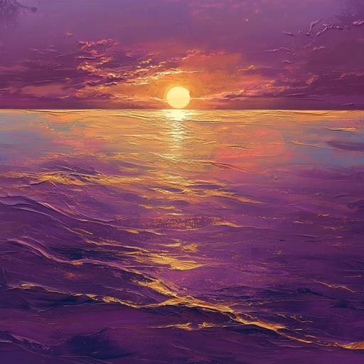 Immerse in a world where sunset hues meet cosmic vibrations, creating a majestic yet soothing atmosphere. Gentle synth waves flow seamlessly, creating a chillwave soundscape perfect for introspection and relaxation.