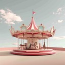 a haunting and peculiar melody that evokes the feeling of a twisted carnival ride