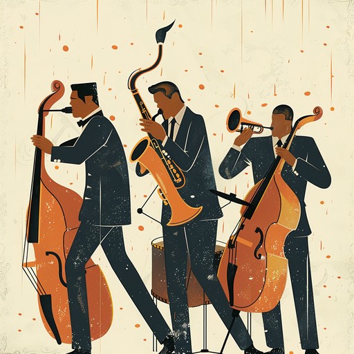 Lively and energetic big band swing instrumental from the 1930s, featuring a full brass section, walking bass line, and swinging drum rhythms. Perfect for getting people out on the dance floor and jiving the night away!