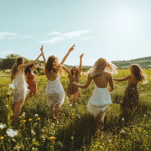 This instrumental track radiates with the essence of summer fun, combining twangy guitars and upbeat rhythms to create an inviting and joyful atmosphere, ideal for a countryside dance party.