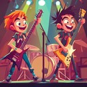 an upbeat instrumental celebrating kids' playful and rebellious spirit