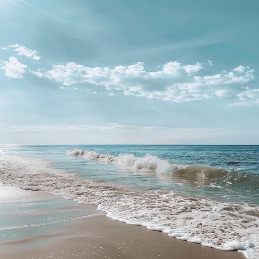 Capture the essence of a peaceful, sunny afternoon at the beach. Gentle acoustic guitar plucks weave together with the sound of distant waves and the occasional seagull call, creating a relaxing yet vibrant atmosphere. Perfect for a chill, uplifting jingle that evokes warmth and tranquility.