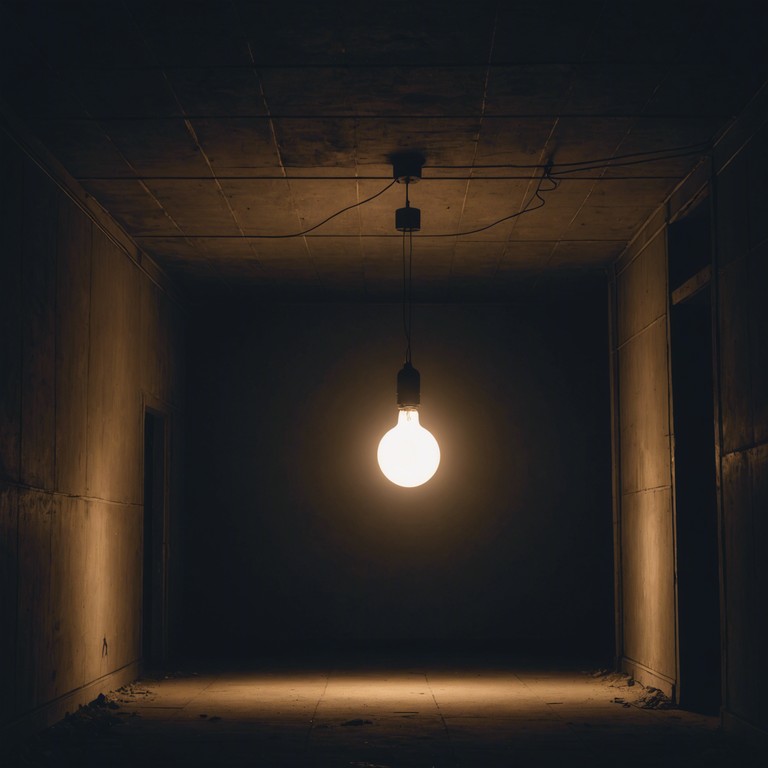 A composition that uses the electric guitar's natural reverberations enhanced by digital effects to create the impression of haunting echoes that linger in an old house's shadow filled loft. The track progresses with increasing intensity, portraying the escalating eerie sensations of being watched or followed within an enclosed space