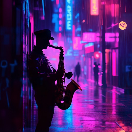 An intriguing mix of chill yet aggressive tones, characterized by a strong groove and moody urban undertone. A blend of swing rhythms syncopated with modern beats offers a unique soundscape that bridges past and present, creating an engaging audio experience.