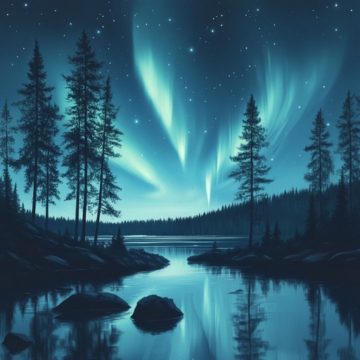 A relaxing instrumental piece inspired by the serene natural beauty of the northern lights, featuring soft textures and ethereal melodies. Perfect for unwinding and finding inner peace.