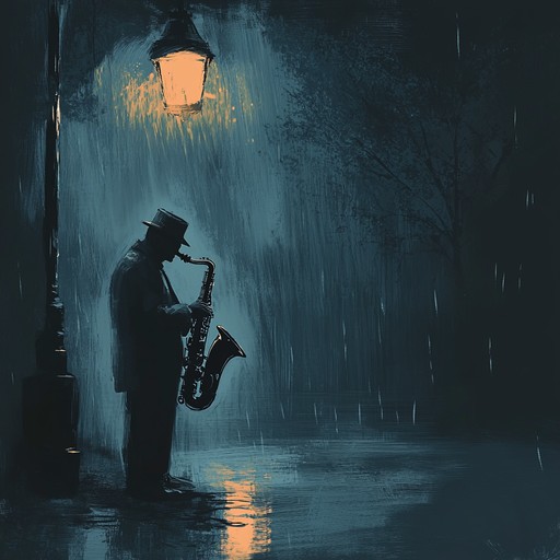 A soulful jazz piece with a soft saxophone melody, evoking midnight reflections, tender emotions, and subtle sadness.