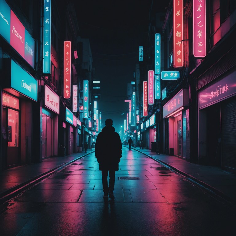 This track imbues the essence of a bustling city during the nocturnal hours, where the glow of streetlights casts long shadows and the air vibrates with the distant sound of traffic. The minimalist beat combines with a melancholic saxophone line, embodying the solitude amidst urban chaos