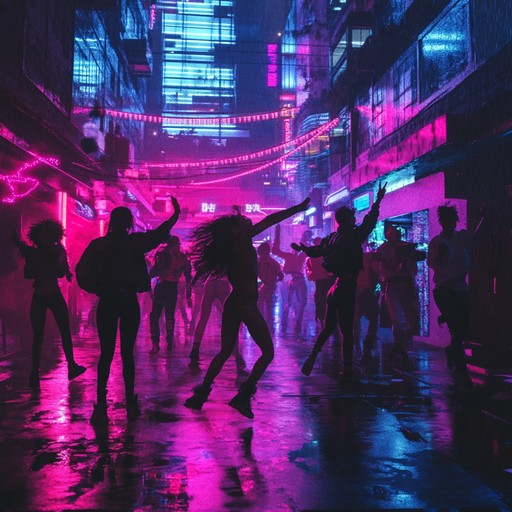 A modern kpop track with strong electronic beats and commanding synth melodies that create a rebellious and futuristic vibe. It's an intense yet engaging composition, ideal for showcasing high energy dance moves and performances.