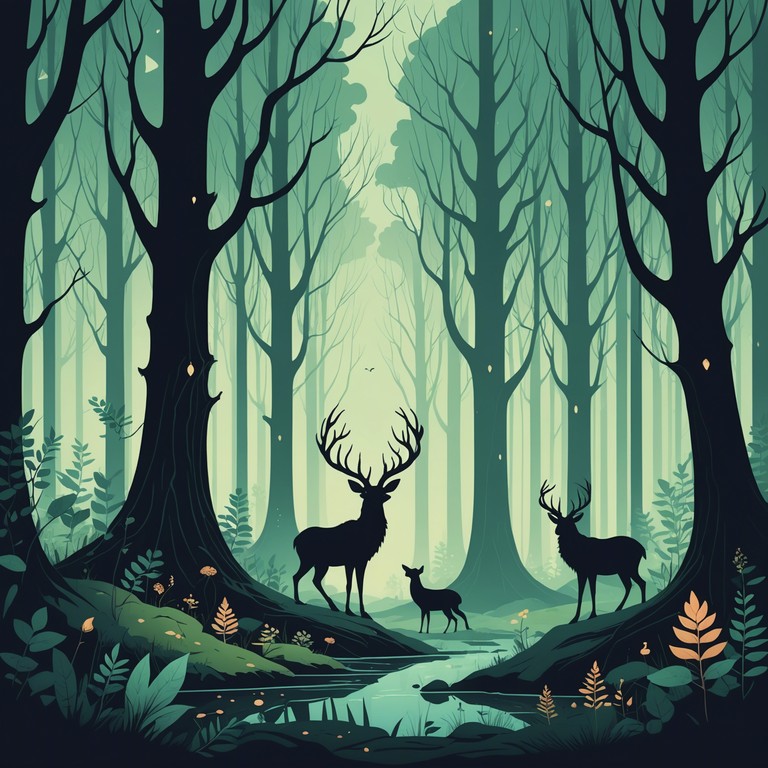 A playful and imaginative piece featuring a whimsical flute solo that dances through a soundscape of light and airy melodies, creating a sense of wonder and playfulness. This composition takes the listener on a journey through a mystical forest filled with the fluttering of leaves and the soft buzz of forest creatures.