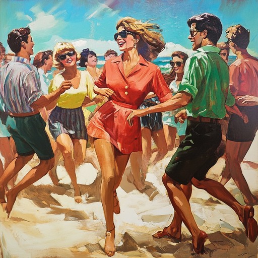 Capture the essence of 1960s summer beach parties with this vibrant instrumental. Featuring the lively sounds of the hammond organ and upbeat surf rock rhythms, it's a joyful journey through nostalgic, sunny days.