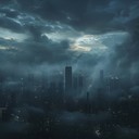 bass driven soundscapes with building tension, eerie synths throughout