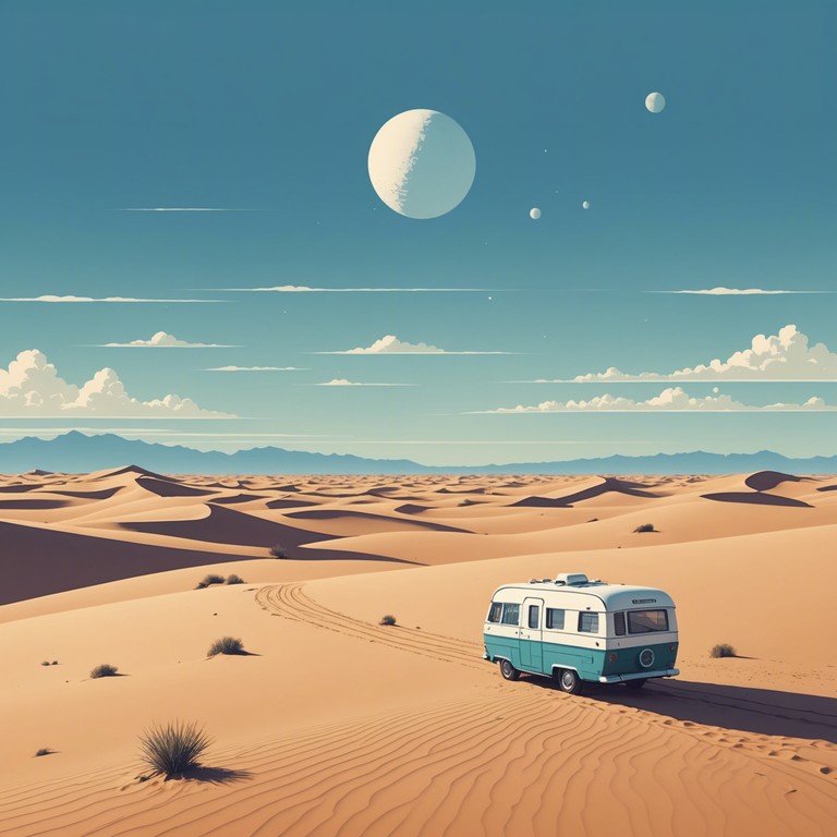 This composition invites the listener on a sonic journey through the desert at night, where the penetrating sound of the steel guitar meets echoes of ancient caravan routes. Embracing the mystique of the desert, the track is a meditative piece that captures the essence of both solitude and connection to something greater than oneself.