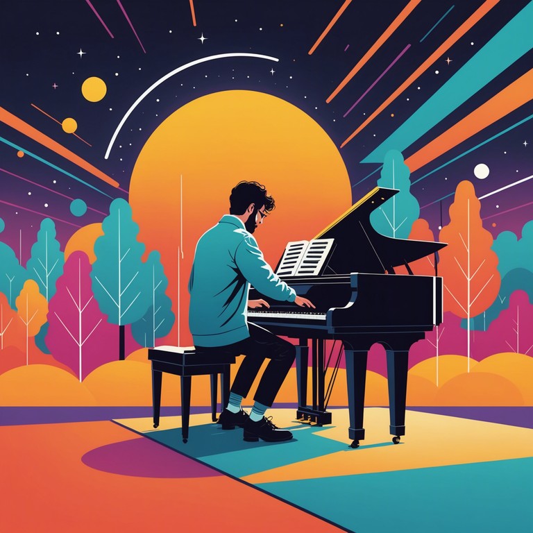 Captures the essence of a blissful day turned into music, where each note and beat is meticulously crafted to uplift and energize the listener. The electric piano plays a pivotal role, infusing soul into the rhythm while maintaining a fun and energetic atmosphere