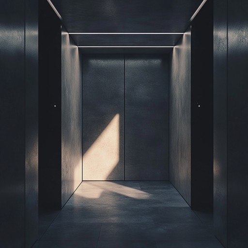 Craft a subtly ominous elevator muzak track with eerie undertones, blending smooth elevator music aesthetics with dissonant harmonies and unsettling synth textures to create a sense of impending doom in a seemingly mundane setting