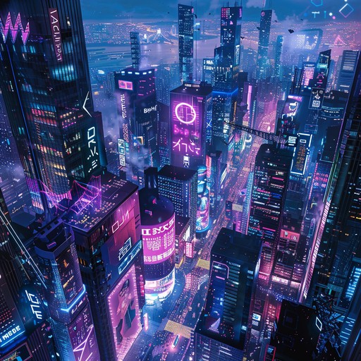 Dive into a cybernetic world with powerful basslines, sharp synths and intricate beats, capturing the intense and chaotic energy of a dystopian metropolis after midnight. Ambient yet driving, the track melds a sense of urgency with brooding contemplation, perfect for evoking a relentless and immersive environment.