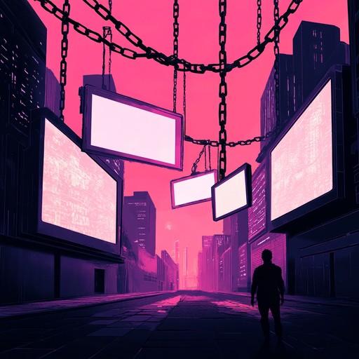 An electrifying journey through a cyberpunk cityscape, this track embodies the spirit of uprising against digital oppression. Pulsating synths and dynamic rhythms create a futuristic soundscape of liberation.