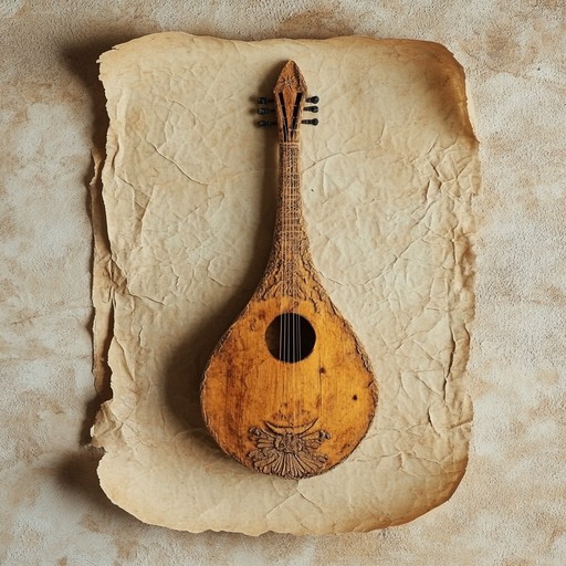 A deeply spiritual instrumental song inspired by medieval troubadour traditions, weaving a tale of a wandering soul seeking enlightenment through mystical landscapes. The music incorporates ancient stringed instruments, invoking a sense of historical reverence and pathos. The composition progresses through hauntingly beautiful melodies and ethereal harmonies, offering listeners a journey through inner peace and introspective reflection