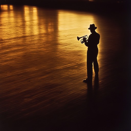 Immerse in a melancholic mambo that brings the listener into a space of deep loneliness. The soulful trumpet leads a heartfelt dialogue with traditional mambo rhythms, creating a lush yet desolate soundscape. Perfect for those melancholic moments when one seeks to reflect upon and feel the weight of solitude.