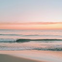 gentle waves against a serene electronic backdrop
