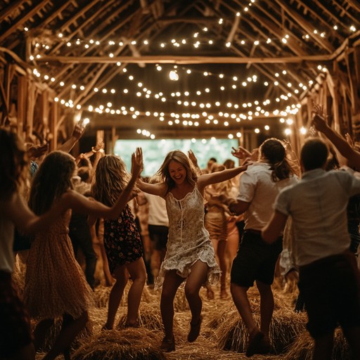 An uplifting and cheerful western tune designed to evoke the spirit of celebration and community dances in the wild west. Foot tapping rhythms and jubilant melodies create a lively atmosphere perfect for festive occasions.