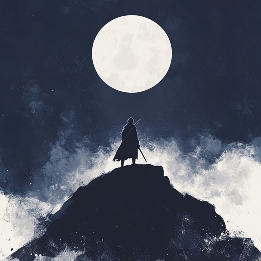A haunting, vivid soundscape portrays the unexpected victory of darkness over light, capturing the moment when shadows engulf the landscape at the stroke of midnight, signifying both an end and a triumphant beginning. The music alternates between tones of sinister delight and somber victories.