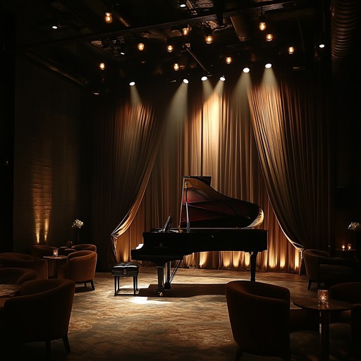 A majestic instrumental piece that blends the heartfelt emotion of torch songs with the soothing ambiance of lounge music. Lush arrangements and sweeping melodies evoke timeless romance and elegance, transporting listeners to a grand lounge setting where emotions flow through music.
