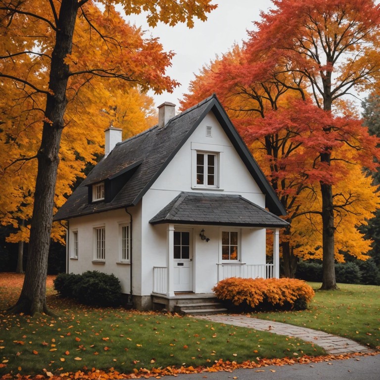 As the leaves turn golden and the air becomes crisp, this track captures the quintessential essence of autumn through subtle, comforting melodies. It reflects the warmth of a cozy sweater and the first sip of hot apple cider, creating an auditory hug that envelopes and relaxes the listener.