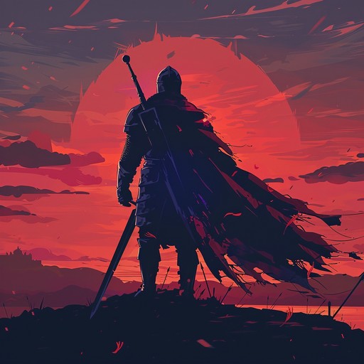 This track features powerful, uplifting riffs and driving force to inspire heroic grandiosity. Perfect for reflecting victorious battles and triumphant spirits.