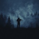 an eerie violin mournfully sings in the twilight air