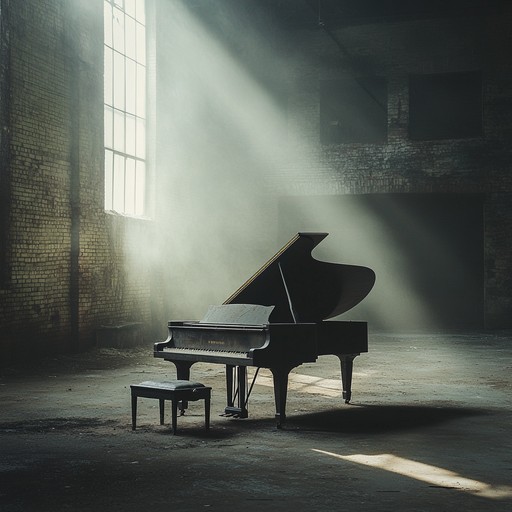 An evocative piece featuring solitary piano with chilling undertones, creating suspense in empty echoes