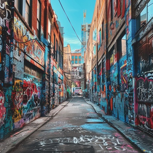 Journey through the sounds of the concrete jungle with high energy hip hop beats, featuring electric guitar riffs and street inspired elements, creating an intense and thrilling musical experience.