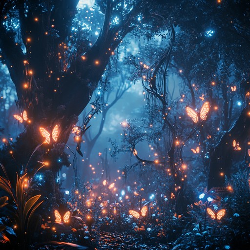 This track invites listeners into a mystical forest adventure, where each step brings new captivating discoveries. The soft flute guides through the enchanted woods, with gentle percussion highlighting moments of excitement and curiosity.