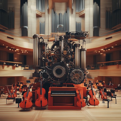 Orchestral strings intertwine with gritty industrial rock sounds, creating a dynamic and sophisticated track that captivates with its raw and elegant fusion
