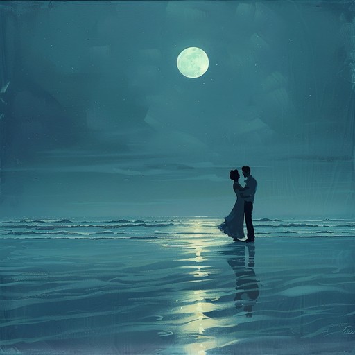 Imagine a warm summer night on a moonlit beach, the gentle sound of waves lapping against the shore. The mellow and soothing bossa nova rhythms blend seamlessly with the soft strumming of the guitar, creating an intimate atmosphere. Under a starlit sky, this instrumental piece captures the essence of sensuality and romance, perfect for a quiet dinner or a slow dance