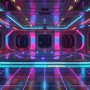 vibrant synth beats with future funk groove layers