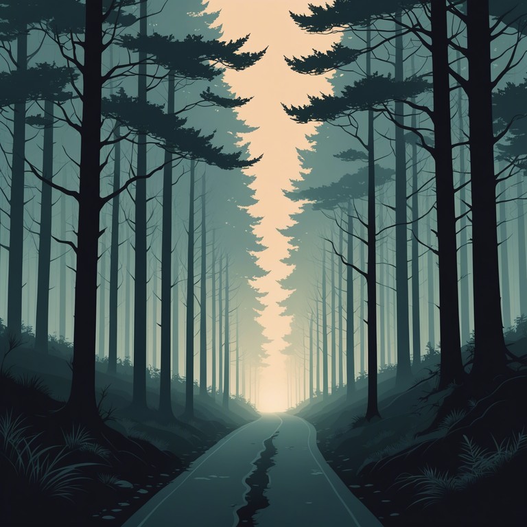 Crafting a soundscape where serene guitar strums blend with the haunting undertones characteristic of dark folk, this track channels deep emotional roots with a touch of mystery.