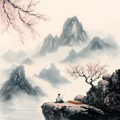 An evocative koto instrumental that brings to life the stillness of mist covered hills, inviting the listener into a state of deep reflection and tranquility.