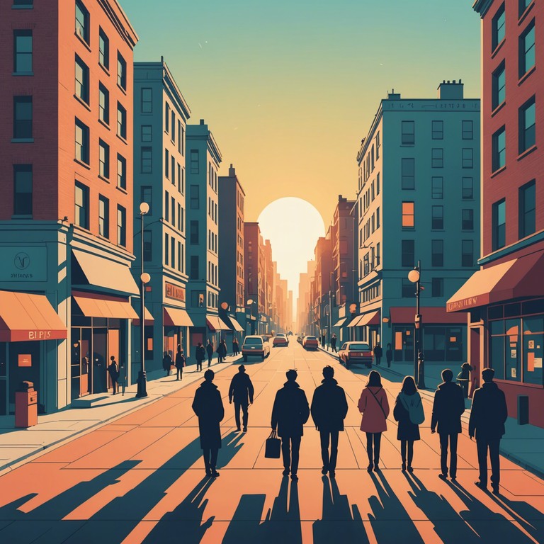 This composition features a heartwarming rap influenced by upbeat rhythms and smooth flows, epitomizing a sunny morning walk through a bustling city. The song encourages positivity and resilience through its heartfelt lyrics and warm instrumentals, with a focus on encouraging listeners to embrace a new day with a hopeful outlook.