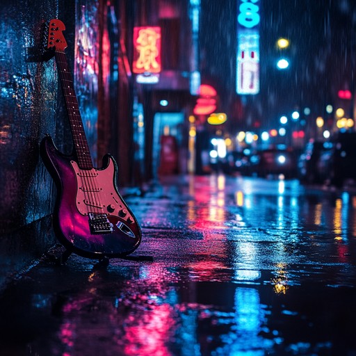 An instrumental track that captures the raw energy and allure of the urban nightlife, blending gritty guitar riffs with glamorous melodies to create an evocative soundscape.