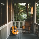 relaxing blues melody with tranquil, reflective undertones