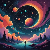 spiritual synth journey through cosmic soundscapes