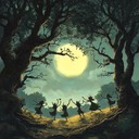a playful melody inspired by folklore's mischievous creatures dancing.