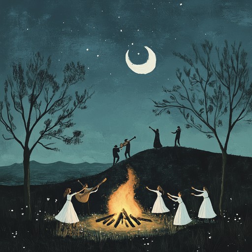 This instrumental piece brings to life the exuberance of medieval village festivities, featuring a lively melody that invites listeners to imagine dancing under starlit skies.